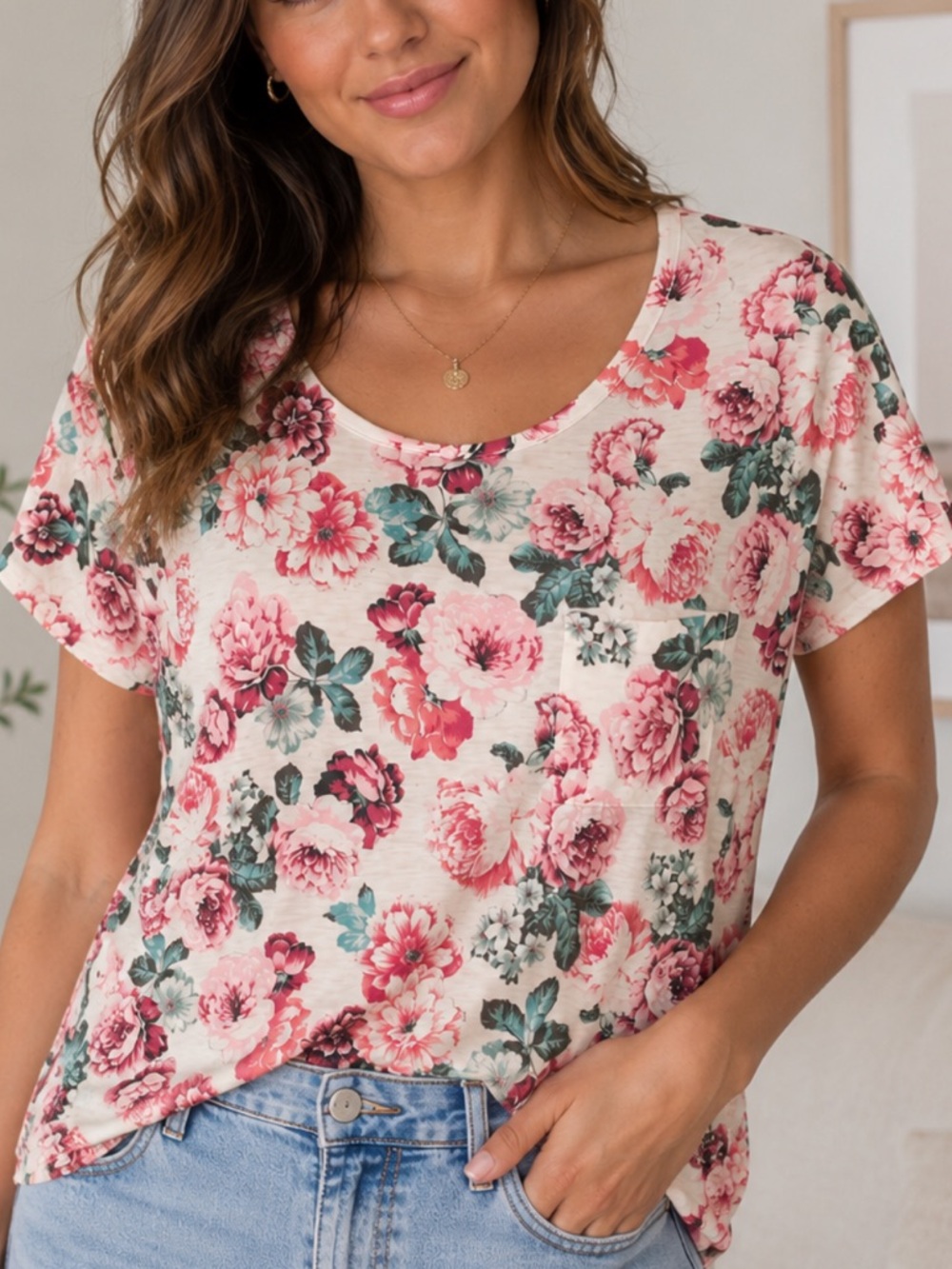 Forever 21 Floral T-shirt